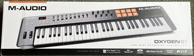 M-Audio Oxygen 61 MkIV USB MIDI Keyboard Controller - boxed complete - Image 1 of 4