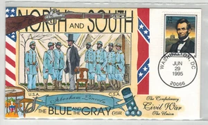 1995 COLLINS HANDPAINTED CIVIL WAR SERIES BLUE VS GRAY PRESIDENT ABE LINCOLN - Picture 1 of 1