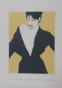 Patrick Nagel Serigrafía Original "Conmemorativo 3" 1993 24" x 35" NUEVO Como Nuevo - Imagen 1 de 3