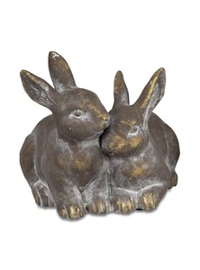 Formano Hasenpaar Antikfarben Osterhasen Gartenfigur Ostern Dekofigur Hase - Bild 1 von 1