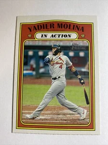 2021 TOPPS Heritage In Action Puzzle Back Yadier Molina #18 🔥MAKE OFFER🔥 - Picture 1 of 2