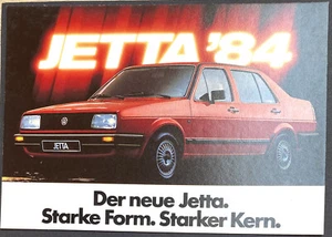 Original VW Jetta 1984   Werbekarte Postkarte  ( O5-13-21-2) - Bild 1 von 2