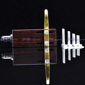 New 10sets/lot OFC leadwire CNC machined ebony wood SME type turntable Headshell - Picture 1 of 7