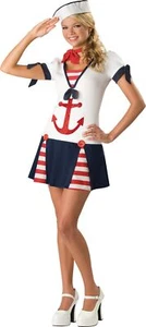 InCharacter - Costumes Women's Sassy Sailor Costume Red - White - Blue - Medium - Picture 1 of 1