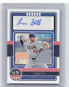 2023 Panini USA Baseball Stars & Stripes #CNTS-TH Tanner Hall Jersey Auto - Picture 1 of 2