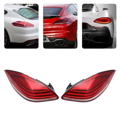 Upgrade For 2010-2013 Porsche Panamera 970 LED Tail Lights Rear Brake Lamps Pair - Image 1 of 4