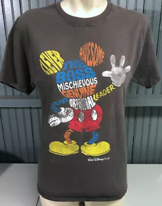 Disney Parks Mickey Mouse Retro The Boss Medium T-Shirt - Picture 1 of 3
