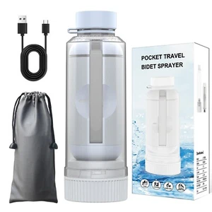 Rechargeable Waterproof Bidet Sprayer for Travel,Electric,High-Pressure Handheld - Picture 1 of 9
