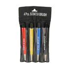 4PCS Fibre Glass Scratch Pencil Brush Clean & Remove Rust Dirt Pen Watch
