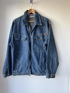RUSTY Experimental Vintage Look Men’s Denim JACKET Has Pockets Size XL - Picture 1 of 10