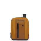 Fashion Shoulder Bag PIQUADRO Brief Leather and Fabric Orange - CA3084BR2S-MCU
