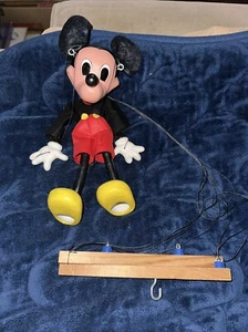Disneys Pelham Stringed Puppet Mickey Mouse Vintage Toy Collectable - England - Picture 1 of 11