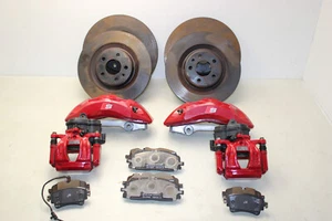 Audi S4 8W S5 F5E Bremsanlage Bremssattel Brembsscheiben Rot A4 A5 350x34mm - Bild 1 von 24