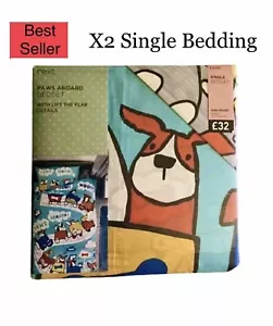 Next, Kids, Bedding, Animal Print, Train Bedding, Was £32 Each, X2… New - Picture 1 of 3