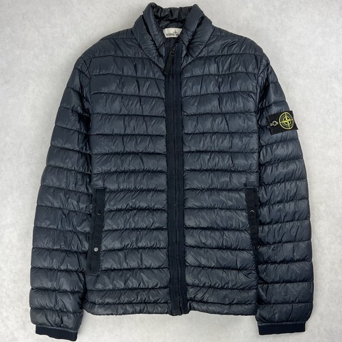 Stone Island piumino giacca cappotto blu navy grande 3162