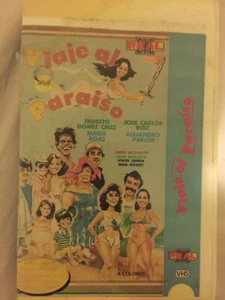 VIAJE AL PARAISO VHS RARE MEX SPANISH COMEDY - Picture 1 of 2