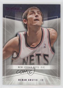 2004 Skybox Autographics Purple Royal Insignia /25 Nenad Krstic #105 Rookie RC