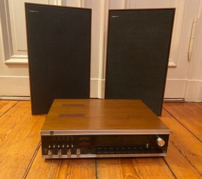 Vintage DUAL CR50 Stereo Receiver + Rank Arena Type L55 4Ohm Dänisch Speaker - Bild 1 von 4