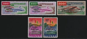 Guinea 1960 - Mi-Nr. 49-53 ** - MNH - Olympia Rom (II) - Picture 1 of 2