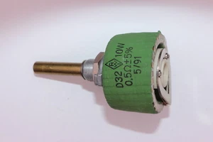 3 Stück Draht Poti 0,5 Ohm lin. 10Watt RWI - Bild 1 von 1