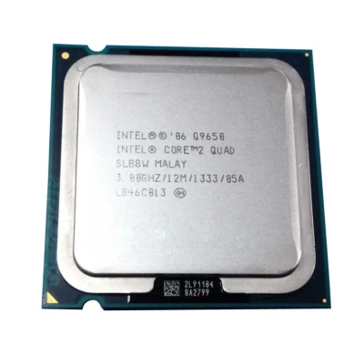 Intel Core 2 Quad Q9650 3GHz 12MB 1333MHz Quad-Core LGA 775 Socket Processor - Image 1 of 2