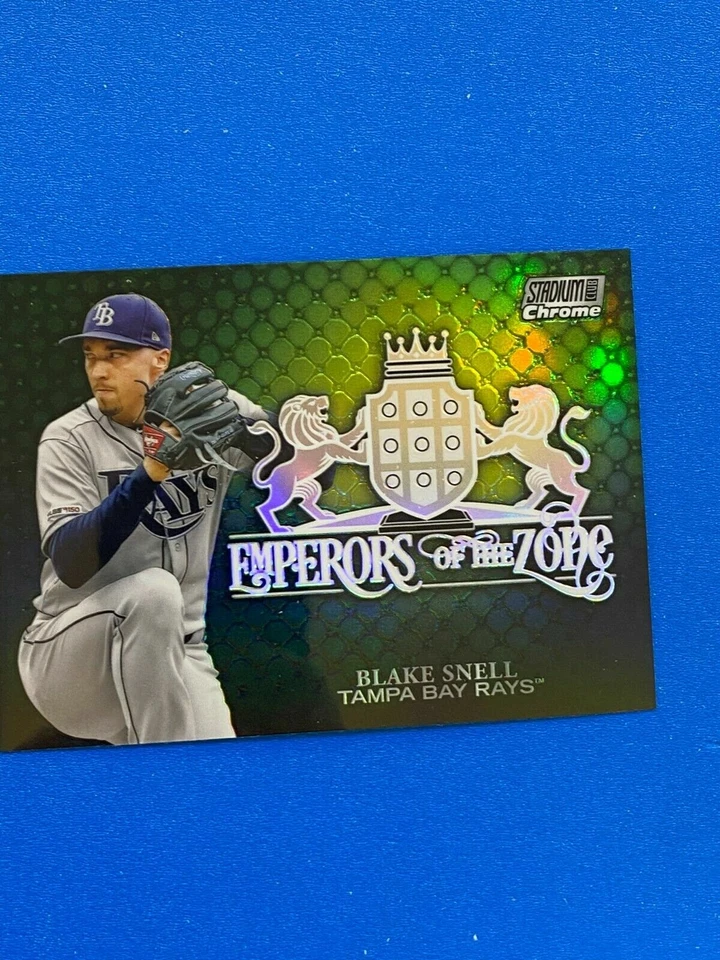 2020 Stadium Club Chrome Emperors of the Zone Refractor EOZ-22 Blake Snell Tampa - Image 1 of 1