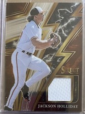 Jackson Holliday 2023 Panini Select Sparks #SM-JH Rookie Patch 