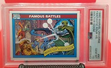 1990 Marvel Universe Fantastic Four vs Doctor Doom PSA 10 GEM MINT Impel #90
