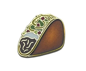 Taco 1 inch Hat or Lapel Pin PMS1786 F1D14R - Picture 1 of 2