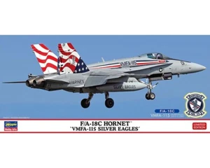 Hasegawa McDonnell Douglas F/A-18 C Hornet "VMFA-115" 1:72 02471 modellismo - Foto 1 di 1