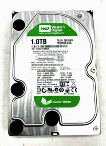 Disque dur SATA 1 To Western Digital WD vert caviar WD10EAVS - Photo 1/2
