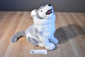 Peluche para perro husky gris y blanco Unipak (310-3147-1) - Imagen 1 de 4