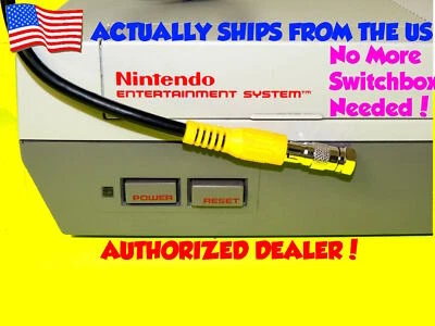 RCA Video Cable and or RF TV Connector Adapter for Nintendo NES  - Image 1 of 2