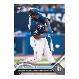 2023 MLB TOPPS NOW® #951 ⚾️ Junior Caminero Call-Up Rookie ⚾️ Tampa Bay Rays ⚾️ - Picture 1 of 2