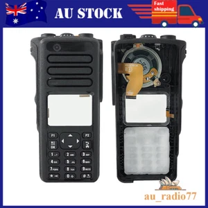 Black Repair Housing  Case Cover For XPR7550e DP4801e Radio (Speaker&Mic) - Picture 1 of 6