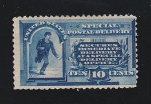 US E1 10c Special Delivery Mint Fine OG H SCV $550 - Picture 1 of 2