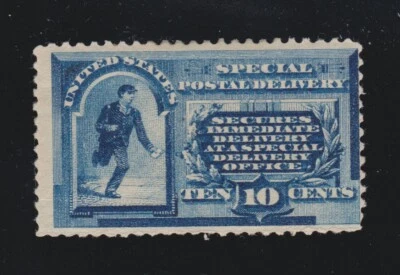 US E1 10c Special Delivery Mint Fine OG H SCV $550 - Image 1 of 2