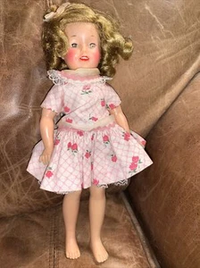 Vintage 1950s Ideal St-12-N Doll Shirley Temple Doll Vinyl Sleepy Eye 12" - Picture 1 of 12