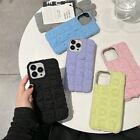 Cute Puff Soft Cloth Phone Case Suitable for IPhone 15 14 13 12 11 Pro Max Cover