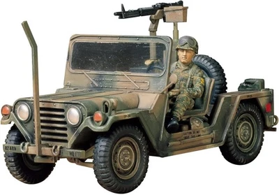 TAMIYA 1/35 Military Miniature No.123 U.S. M151A2 FORD MUTT kit 35123 JAPAN81 - Immagine 1 di 4