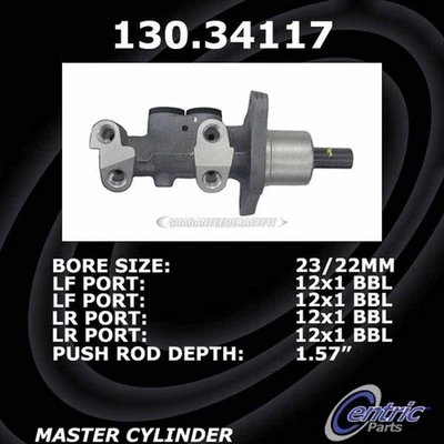 For BMW 330Ci 330i 325i Z4 Centric Brake Master Cylinder CSW - Image 1 of 3
