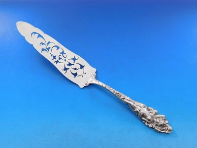 Servidor de pasteles de gelatina de plata esterlina Love Disarmed by Reed and Barton perforado 10" Foto 1 de 4