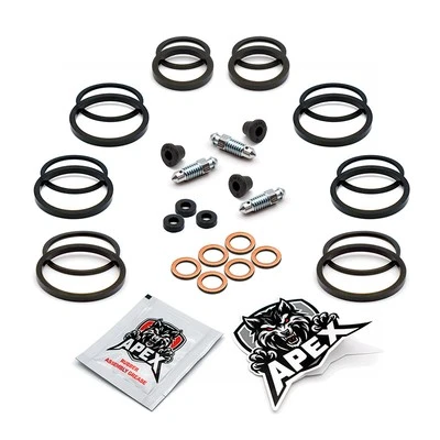 Yamaha FJR1300 A ABS 2015 Front Brake Caliper Seal Service Kit Rebuild Set 1MC Foto 1 de 4