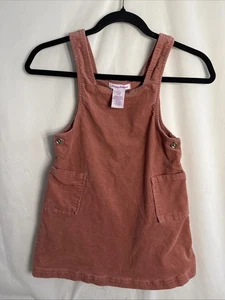Tommy Bahama Girls Corduroy Jumper Dress Blush Pink Sz6 - Picture 1 of 7
