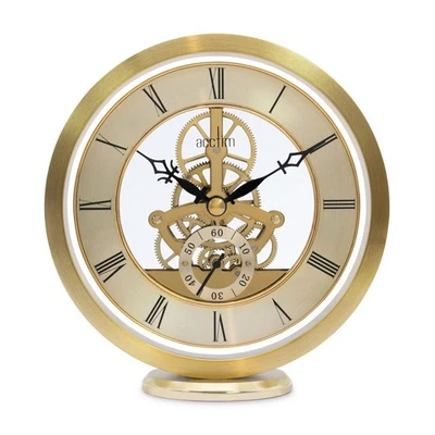 Gold Finish Mantel Clock Acctim Millendon Gold Skeleton Design Mantel Clock - Image 1 of 4