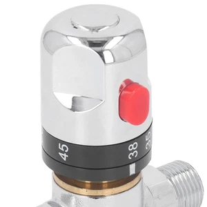 3-Wege-Thermostat-Mischventil DN15 Temperaturregelung Badezimmer-Wasserhahn - Bild 1 von 24