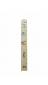 Vintage Humpty Dumpty Child Growth Wooden Chart foldable Wall Hanging & Ceramic  - Picture 1 of 12