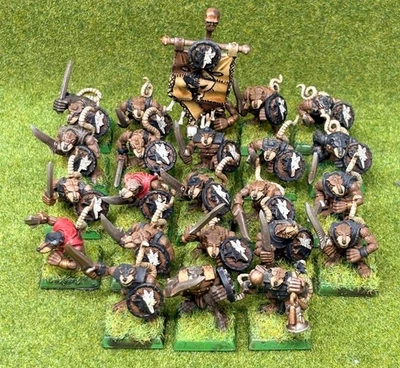 Warhammer Fantasy Aos Old World: Skaven - Clanrats (23 Models, Plastic, Painted) - Image 1 of 4