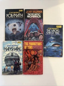 John Brunner lot of 5 different vintage Some DAW Science Fiction paperback books - Bild 1 von 9
