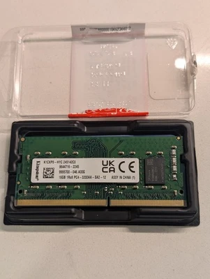 Kingston K1CXP8-HYC - 1RX8 PC4-3200AA-SA2-12  Sodimm, 16GB, DDR4, 3200, Memory - Image 1 of 2